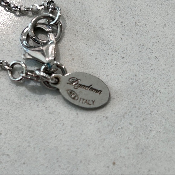 Sterling Hammered Hearts Necklace - Picture 6 of 7